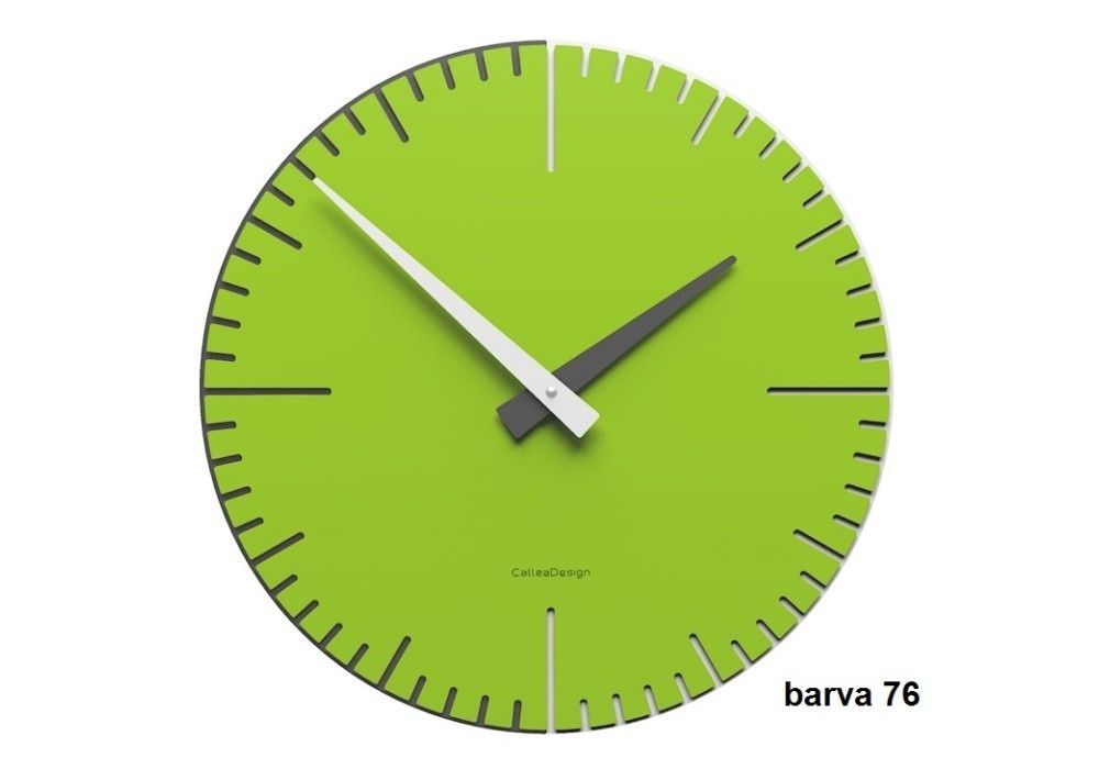 Designové hodiny 10-025 CalleaDesign Exacto 36cm (více barevných verzí) Barva zelené jablko - 76 166484