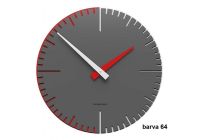 Designové hodiny 10-025 CalleaDesign Exacto 36cm (více barevných verzí) Barva světle červená - 64 166494