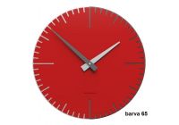 Designové hodiny 10-025 CalleaDesign Exacto 36cm (více barevných verzí) Barva rubínová tmavě červená - 65 166495