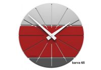 Designové hodiny 10-029 CalleaDesign Benja 35cm (více barevných verzí) Barva rubínová tmavě červená - 65 166523