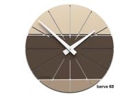 Designové hodiny 10-029 CalleaDesign Benja 35cm (více barevných verzí) Barva čokoládová - 69 166524