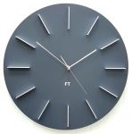 Designové nástěnné hodiny Future Time FT2010GY Round grey 40cm 166548 Hodiny