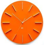 Designové nástěnné hodiny Future Time FT2010OR Round orange 40cm 166549