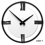 Designové hodiny 10-031 CalleaDesign Sirio 38cm (více barevných verzí) Barva caffe latte-14 - RAL1019 169175 Hodiny