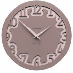 Designové hodiny 10-002 CalleaDesign Labirinto 30cm (více barevných verzí) Barva čokoládová - 69 161946 Hodiny