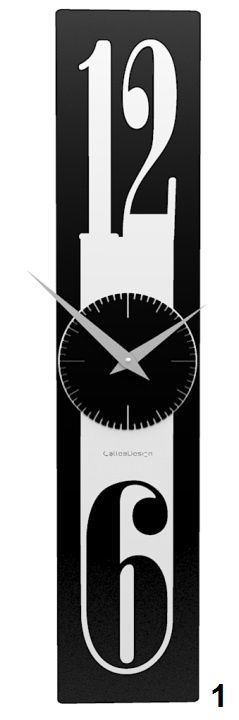 Designové hodiny 10-026 CalleaDesign Thin 58cm (více barevných verzí) Barva zelené jablko-76 166451
