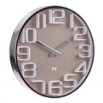 Designové nástěnné hodiny Future Time FT7010BR Numbers 30cm 167176
