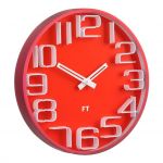 Designové nástěnné hodiny Future Time FT8010RD Numbers 30cm 167183