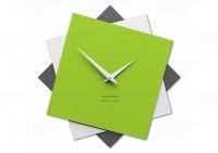 Designové hodiny 10-030 CalleaDesign Foy 35cm (více barevných verzí) Barva zelené jablko-76 167262 Hodiny