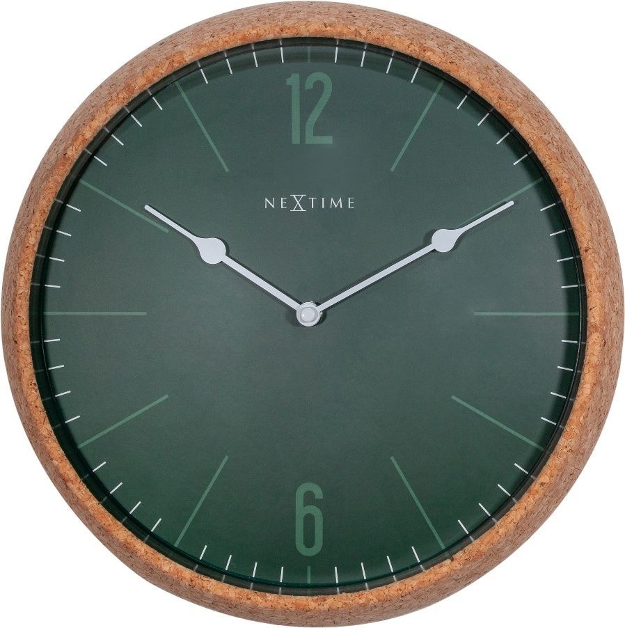 Designové nástěnné hodiny 3509gn Nextime Cork 30cm 169467 Hodiny
