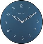 Designové nástěnné hodiny 8193bl Nextime Carousel 40cm 169473