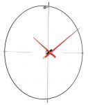 Designové nástěnné hodiny Nomon Bilbao L red 110cm 169281
