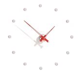 Designové nástěnné hodiny Nomon Rodon 12i red 70cm 169289