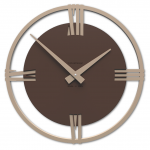 Designové hodiny 10-216 CalleaDesign Sirio 60cm (více barevných verzí) Barva čokoládová-69 - RAL8017 169626