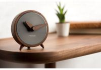 Designové stolní hodiny Nomon Atomo Graphite 10cm 165907 Hodiny