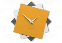 Designové hodiny 10-030 CalleaDesign Foy 35cm (více barevných verzí) Barva žlutý meloun-62 - RAL1028 167263 Hodiny