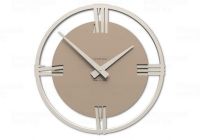 Designové hodiny 10-216 CalleaDesign Sirio 60cm (více barevných verzí) Barva čokoládová-69 - RAL8017 169626 Hodiny