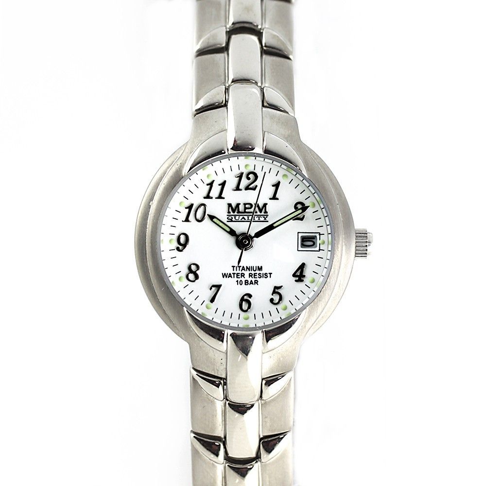 Stylové dámské titanové hodinky s datumem.0208 170596 Hodiny