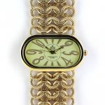 Elegantní dámské oválné hodinky s řetízkovým náramkem..0337 170722 Hodiny