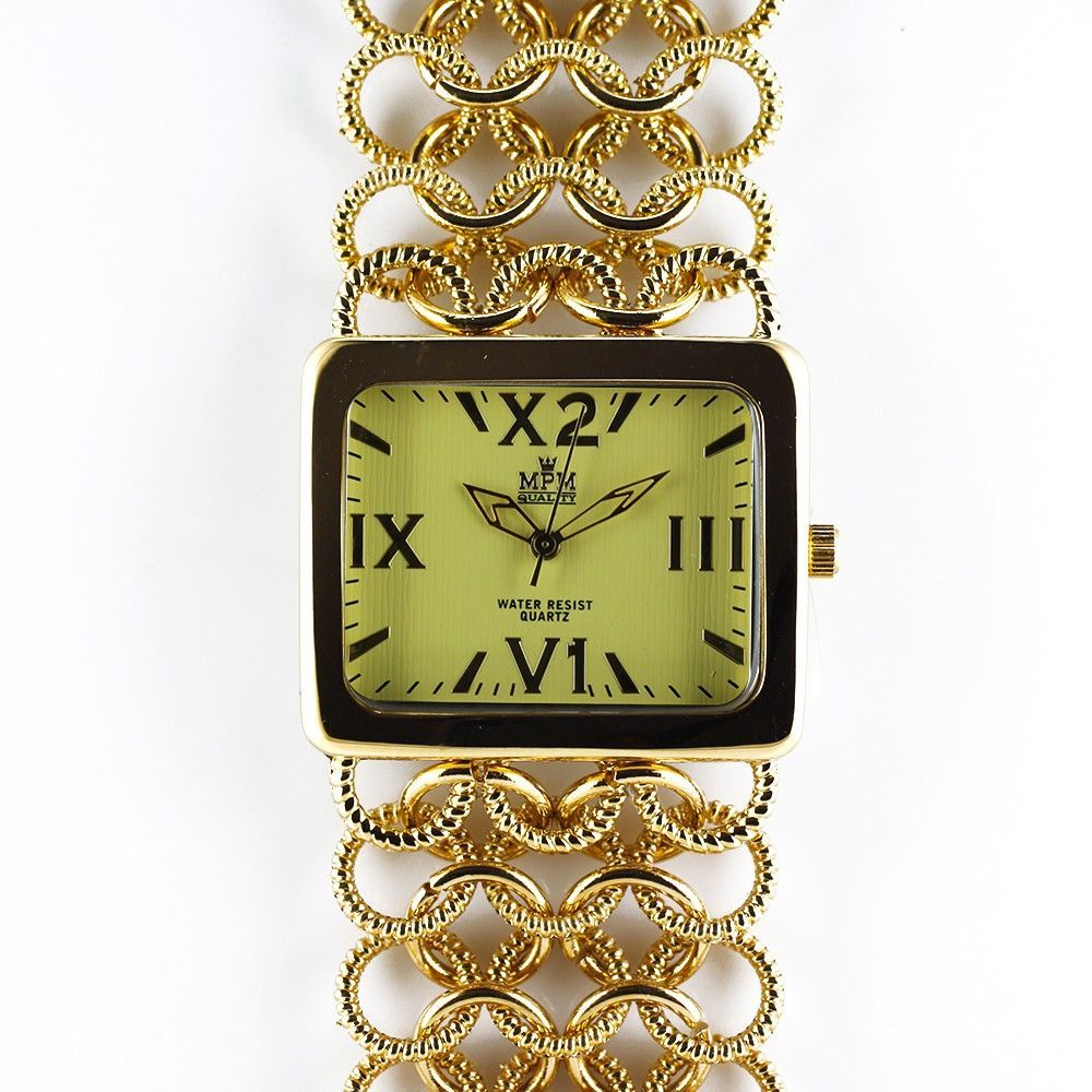 Nepřehlédnutelné dámské společenské hodinky s řetízkovým náramkem..0321 170706 W02M.10477.D