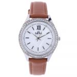 Elegantní dámské hodinky s perleťovým ciferníkem s kamínky a indexy. .01727 171676 Hodiny