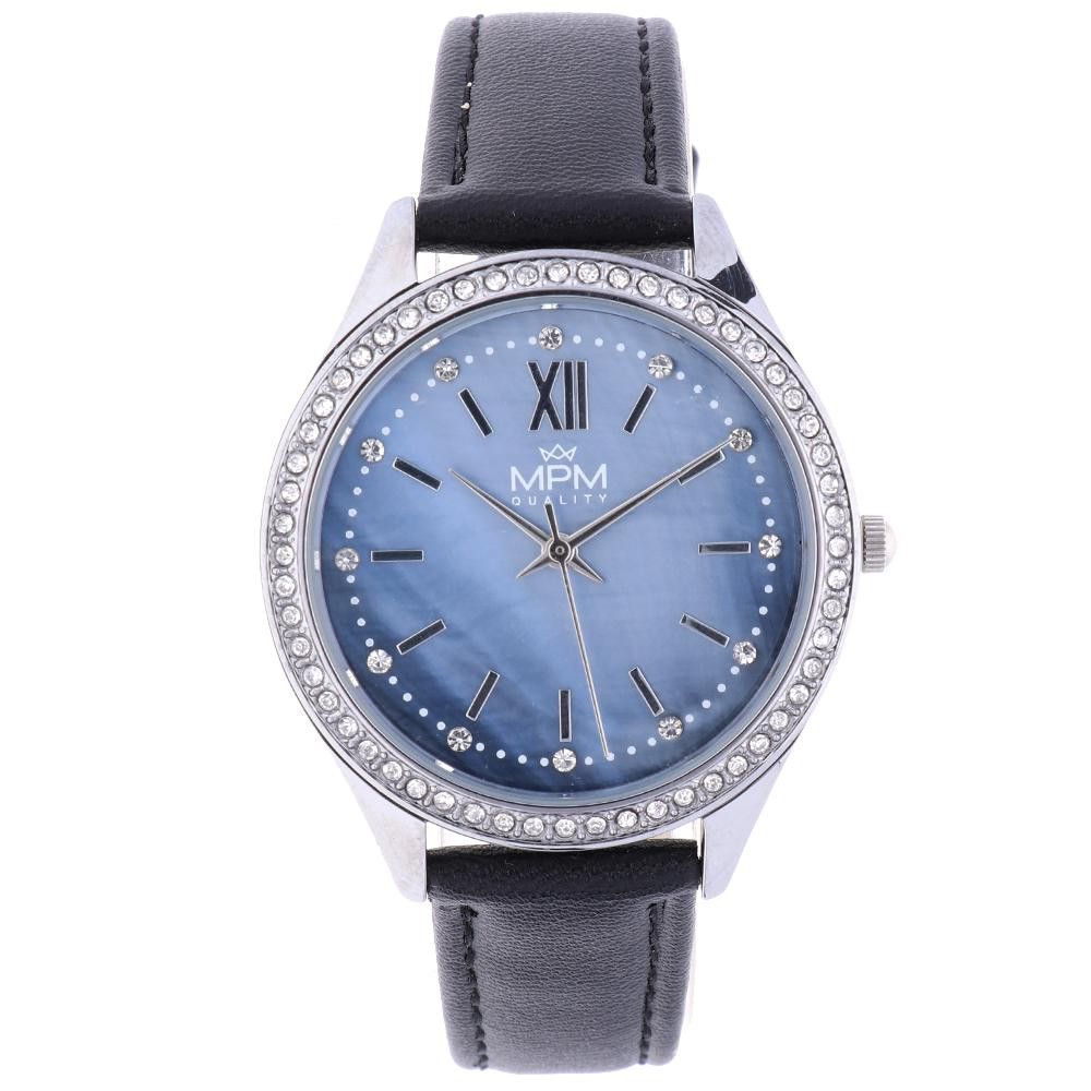 Elegantní dámské hodinky s perleťovým ciferníkem s kamínky a indexy. .01727 171676 Hodiny
