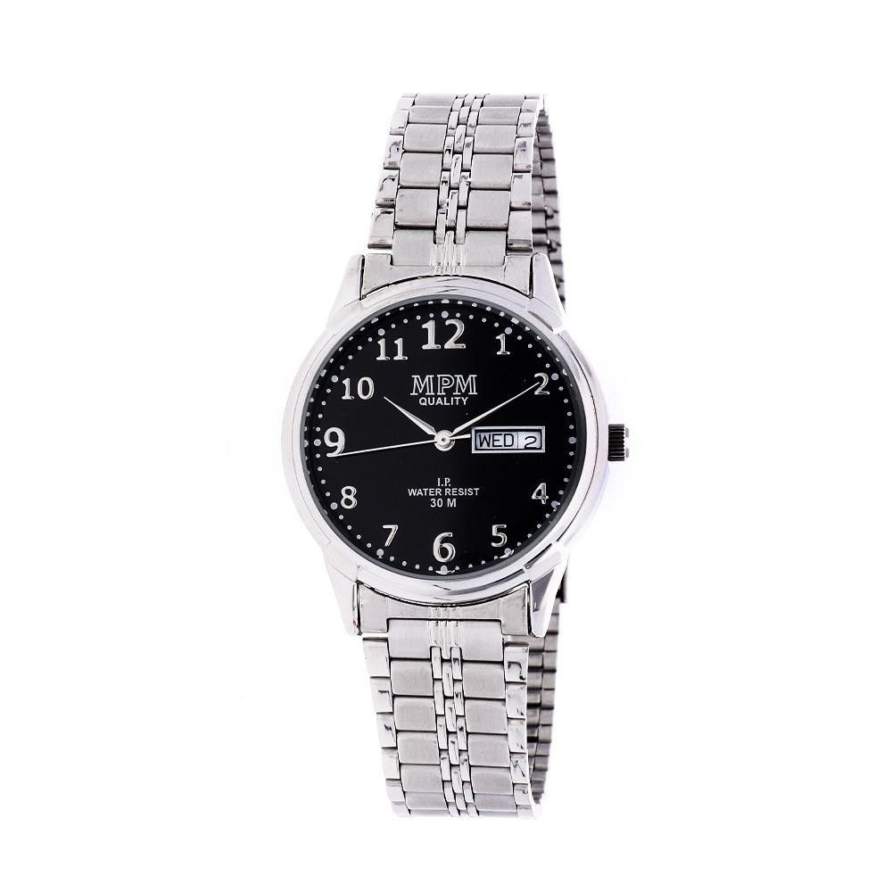 Elegantní kovové hodinky s ukazatelem data..01626 171621 W03M.11205.D