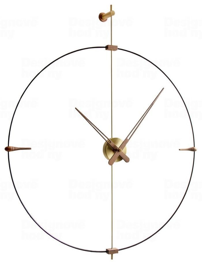 Designové nástěnné hodiny Nomon Bilbao Brass Small 92cm 171816 Hodiny