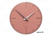 Designové hodiny 10-025 CalleaDesign Exacto 36cm (více barevných verzí) Barva terracotta - 24 166481 Hodiny