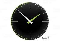 Designové hodiny 10-025 CalleaDesign Exacto 36cm (více barevných verzí) Barva tmavě zelená klasik - 77 166485 Hodiny