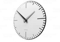 Designové hodiny 10-025 CalleaDesign Exacto 36cm (více barevných verzí) Barva bílá-1 - RAL9003 166470 Hodiny