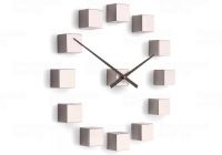 Designové nástěnné nalepovací hodiny Future Time FT3000PI Cubic pink 167215 Hodiny