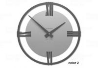 Designové hodiny 10-031 CalleaDesign Sirio 38cm (více barevných verzí) Barva bílá-1 - RAL9003 169173 Hodiny