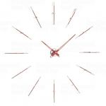 Designové nástěnné hodiny Nomon Merlin 12i red 110cm 172380
