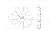 Designové nástěnné hodiny Nomon Ciclo CIMG mix 55cm 172447 Hodiny