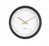 Designové nástěnné hodiny 5773BK Karlsson 12,5cm 172387