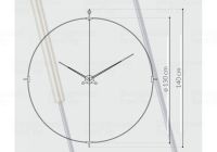 Designové nástěnné hodiny Nomon Delmori G 130cm 172458 Hodiny