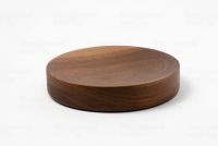 Luxusní dřevěný odkládací podnos Pau Natural solid walnut 18cm 172627
