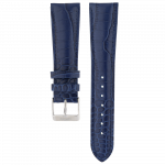 Originální kožený řemínek v modré barvě se vzorem krokodýla..02084 172286 Hodiny