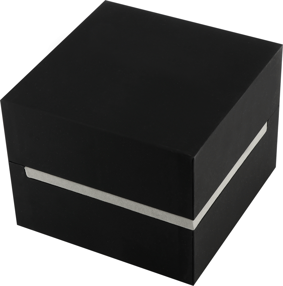 Elegantní černý box na hodinky bez loga EKH011 Krabička na hodinky bez loga 173197 Hodiny