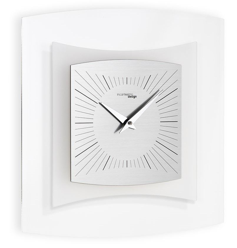 Designové nástěnné hodiny I059M chrome IncantesimoDesign 35cm 173246 Hodiny