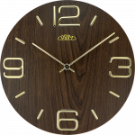 Dřevěné nástěnné hodiny PRIM Timber Noble mají výrazné 3D číslice a indexy z kovu. Působí ušlechtilým a jednoduchým dojmem. Hodiny jsou vybaveny strojkem Quartz Taiwan E01P.4084 1732 Hodiny