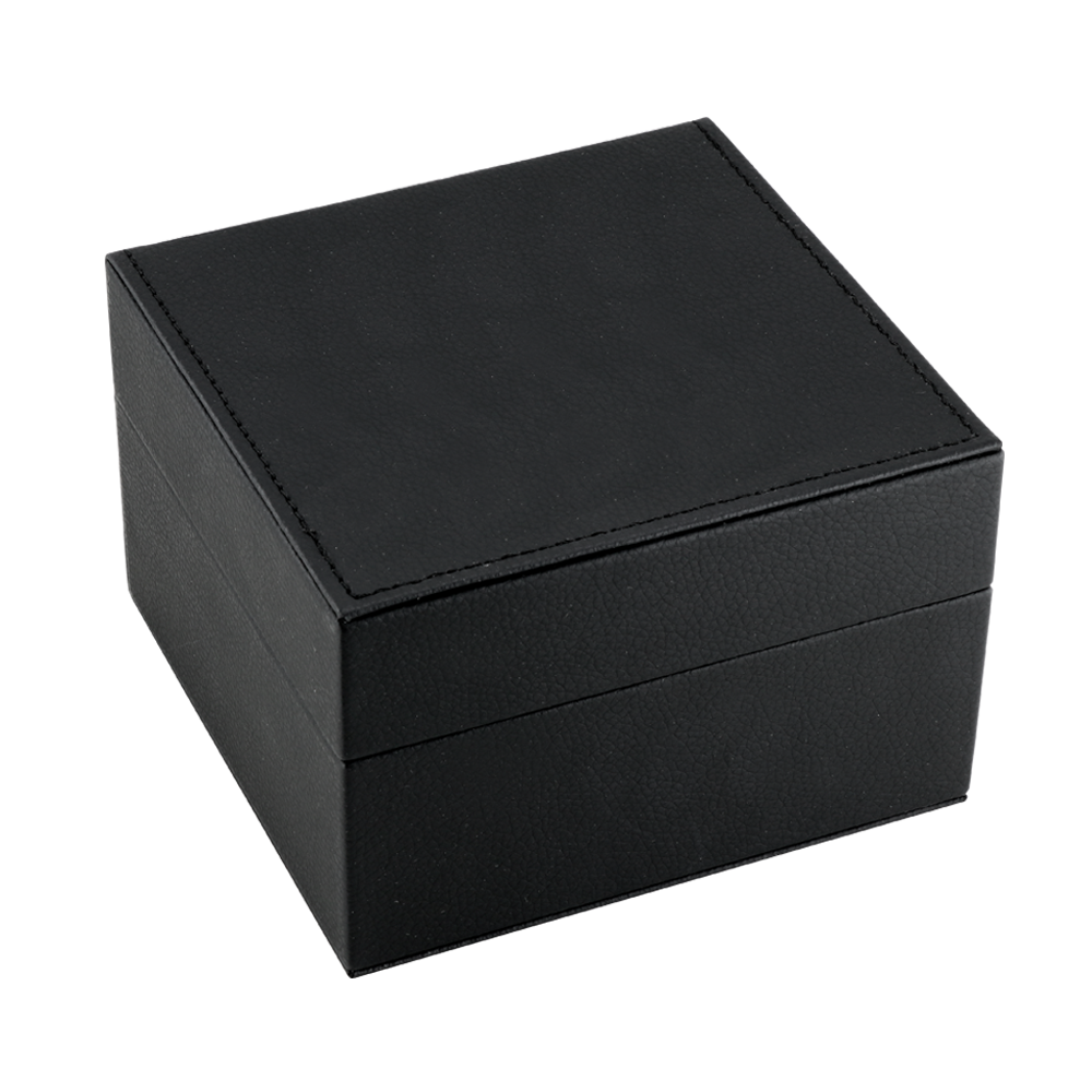 Elegantní černý box na hodinky bez loga EKH005 Krabička na hodinky bez loga 173502 Krabička na hodinky EKH005 - černá, bez loga