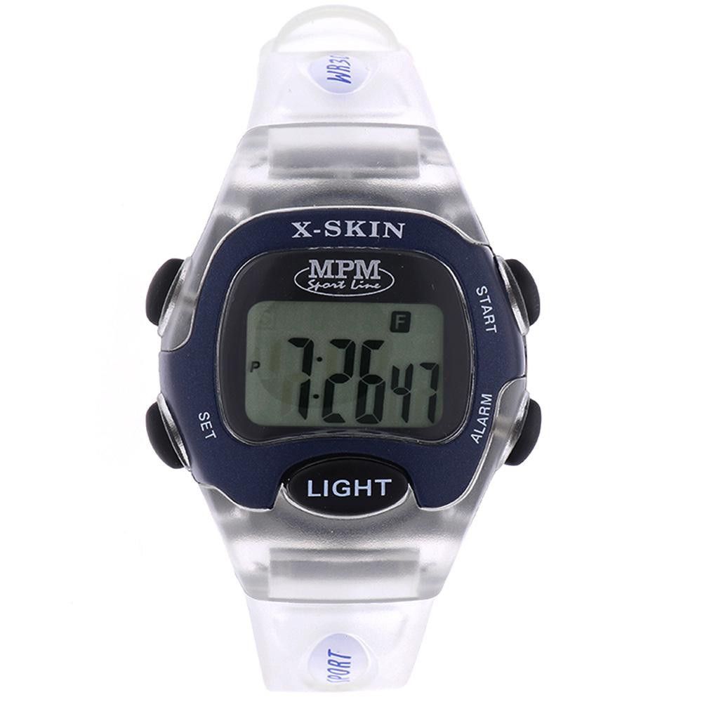 Digitální hodinky s ukazatelem data, alarmem, stopkami a podsvíceným displayem 58-D61327LTT102001 173518 58-D61327LTT102001