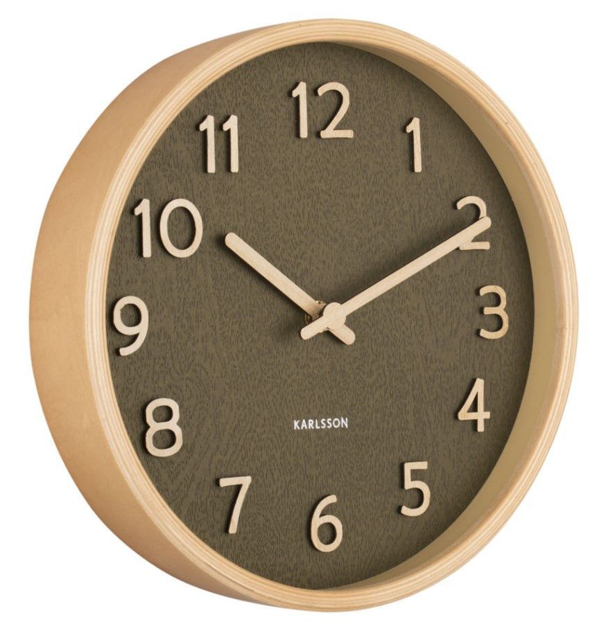 Designové nástěnné hodiny 5851MG Karlsson 22cm 174670 Hodiny