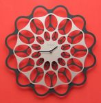 Designové hodiny Diamantini&Domeniconi antracit/aluminium 40cm 160878 Hodiny