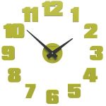 Designové hodiny 10-307 CalleaDesign (více barev) Barva zelený cedr - 51 162504 Hodiny