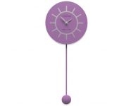 Designové hodiny 11-007 CalleaDesign 60cm (více barev) Barva broskvová světlá - 22 163090 Hodiny