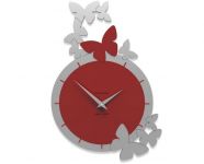Designové hodiny 50-10-2 CalleaDesign 47cm (více barev) Barva rubínová tmavě červená - 65 163155 Hodiny