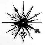 Designové hodiny Diamantini&Domeniconi 398M black Millelancette 70cm 176392